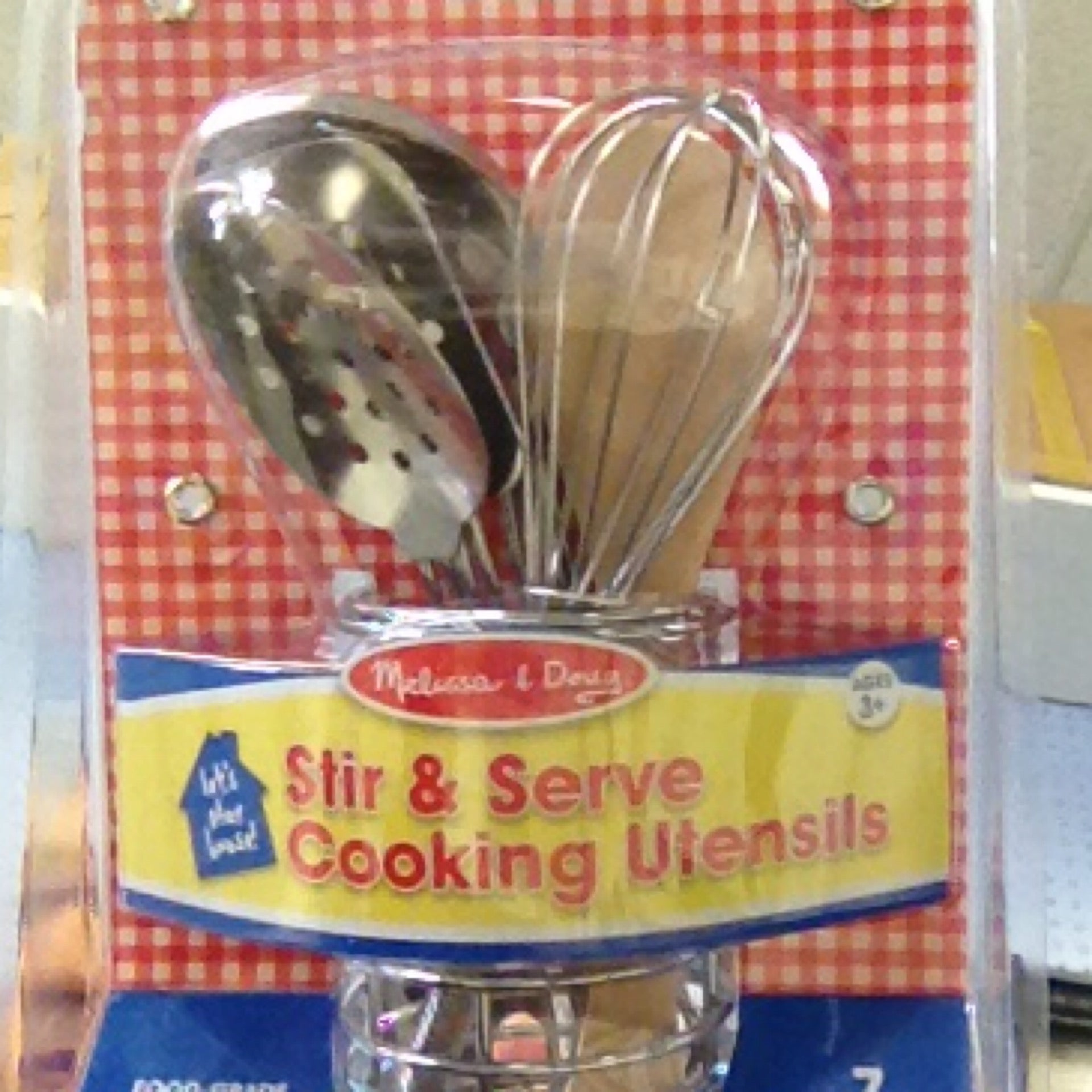 Melissa & Doug Stir and Serve Cooking Utensils - 7 piece