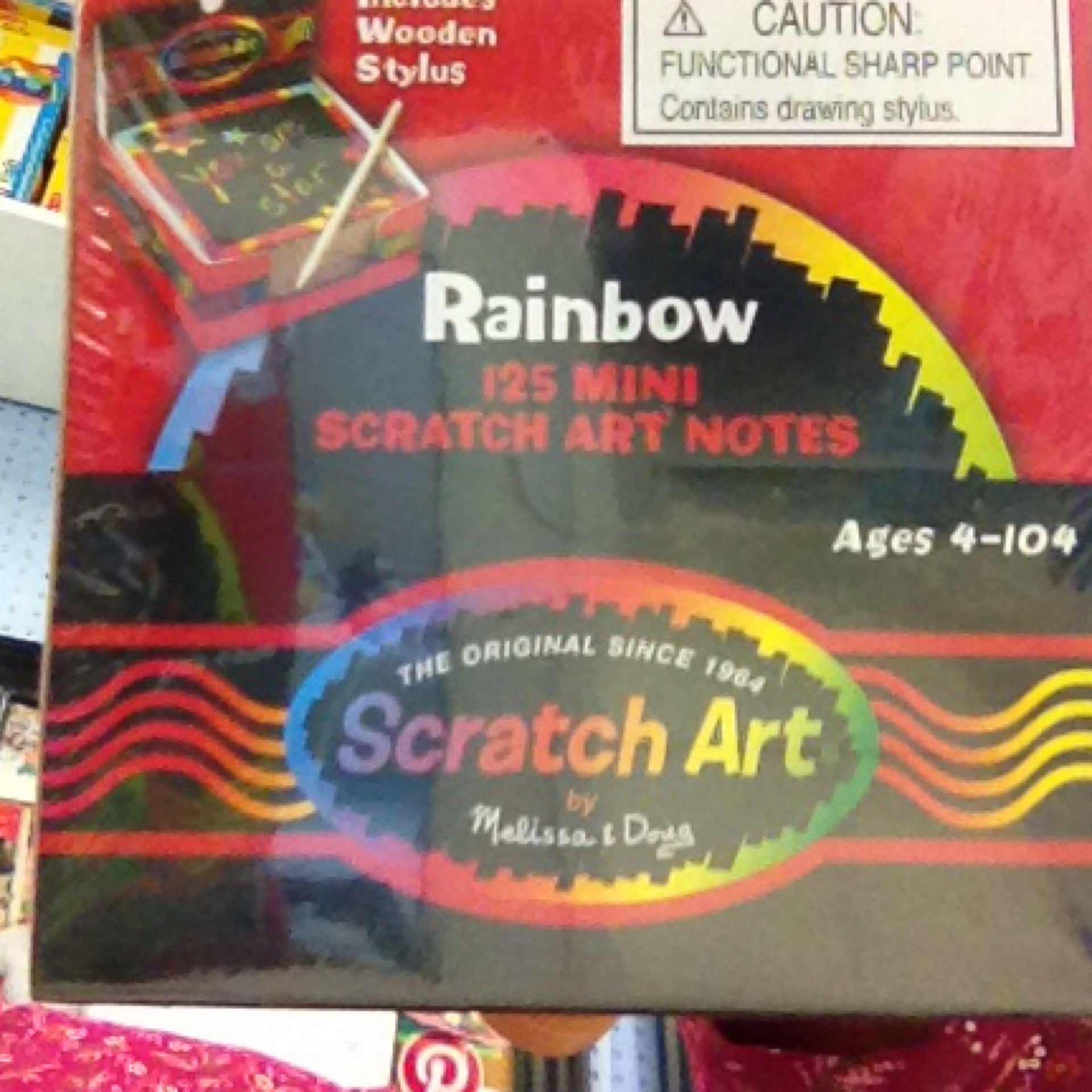 Melissa & Doug Scratch Art Notes, Rainbow